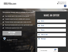 Tablet Screenshot of bbq-ribs.com